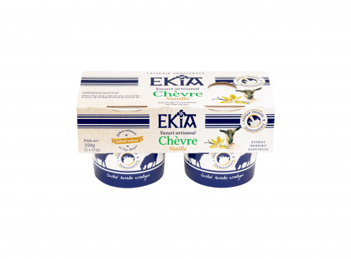 Bastidarra – Ekia - Yaourt chèvre vanille 2*125g