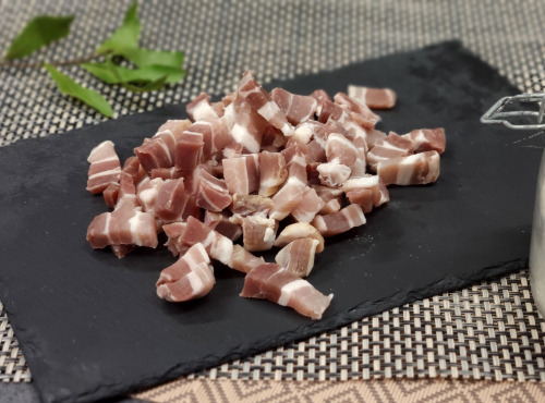 Ferme de la Mare - Lardons fumé au bois de hêtre - 250g