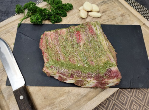 Ferme de la Mare - Plat de côtes marinée à la persillade maison