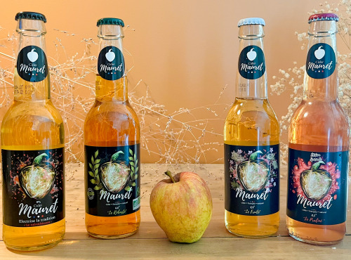 Cidre Mauret - Pack découverte - 4 gammes de Cidre - 12x33cl