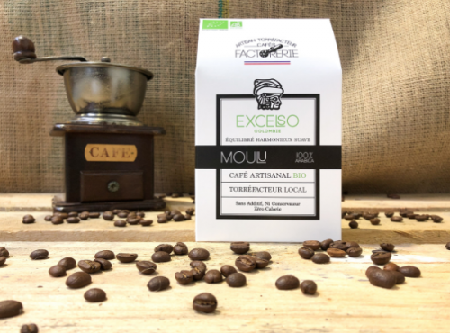 Cafés Factorerie - Café Colombie Excelso Bio MOULU - 250g