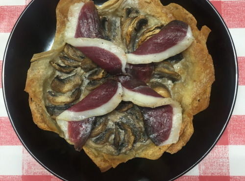 Les Croustades d'Isabelle - Croustades individuelles Salées magret fumé, champignons x4