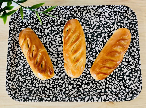 Le Pain d'Hervé - Lot de 3 petits pains briochés au chocolat