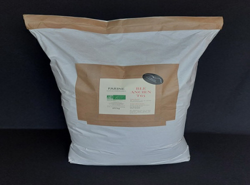 Ferme Le Bouchet - Farine Blés anciens Bio Blanche T65 - 25kg