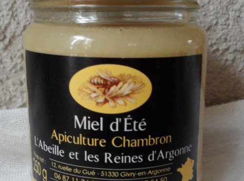 SCEA Apiculture Chambron L'Abeille et les reines d'Argonne - Miel D'été D'argonne 1kg