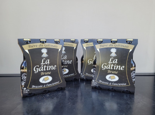 La Gâtine - 4 Packs de bières brunes artisanales 3 x 33 cl