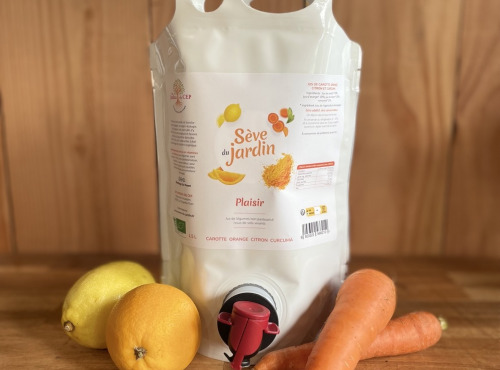 Les Jardins du CEP - Sève du Jardin - Jus Plaisir : Carotte, Orange, Citron - 1,5l