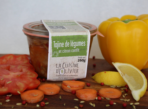 Conserverie Artisanale du Trégor - Tajine de Légumes et Citron Confit