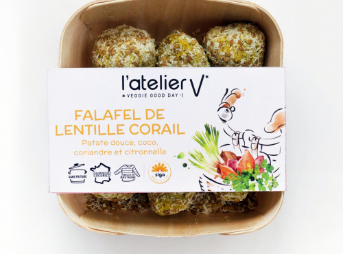 L’Atelier V* - Falafels de lentille corail, patate douce,  coco, coriandre et citronnelle