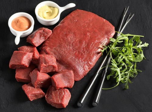 Bisons d'Auvergne - Pièce à fondue de bison - 500g