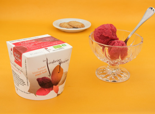 Le Jardinier Glacier - Sorbet Délice de Bourgogne, fruits rouges de notre ferme - 550ml