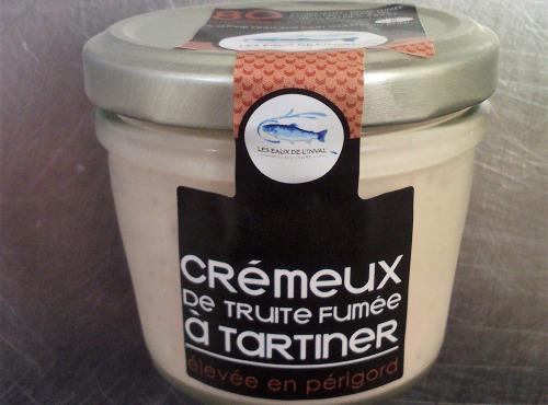 Pisciculture des eaux de l'Inval - Cremeux De Truite Fumée 80 Gr