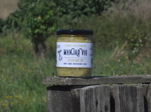 Manjar Viu : Légumes lacto fermentés - Céleri rave, pomme  - Bio - lacto-fermentés - 400 g