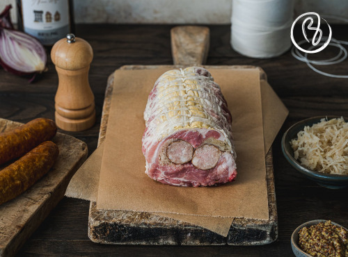 Maison BAYLE   -                                                                                                                                       Champions du Monde de boucherie 2016 - Rôti de porc alsacien - 1kg400