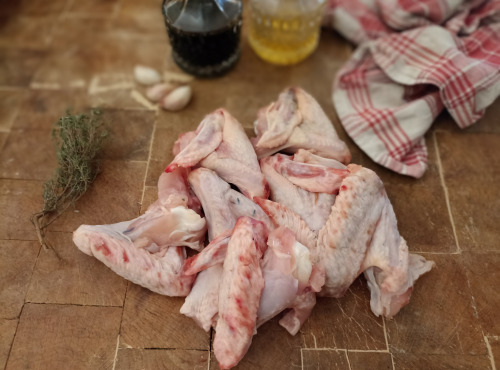 EARL Plumes et Laines - Ailes de Poulet Fermières - 1kg