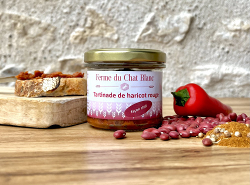 Ferme du Chat Blanc - Tartinable d'Haricots Rouges - Epices Chili - 15cl