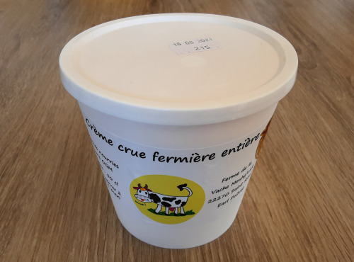 Gourmets de l'Ouest - Crème crue fermière de Bretagne