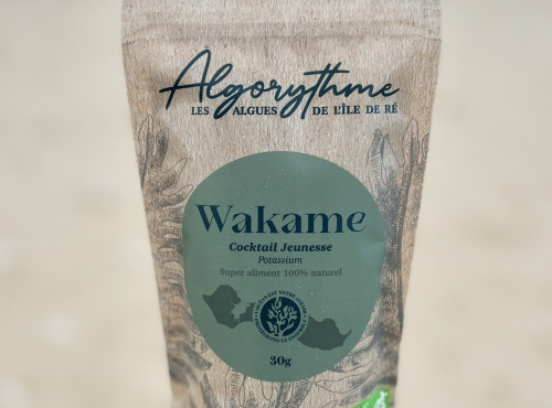 Les Algues de l’Île de Ré - Wakame 30g - Algues bio d’exception déshydratées