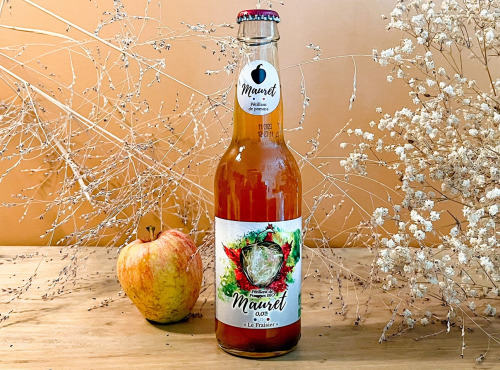 Cidre Mauret - Pétillant Pomme Fraise - Le Fraisier 0,0% - 12x33cl