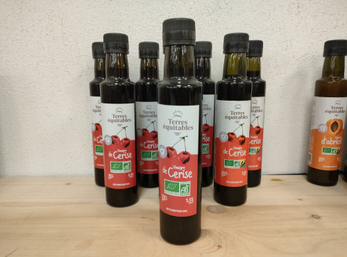 Coopérative Univert - Vinaigre de cerise pur fruit BIO équitable