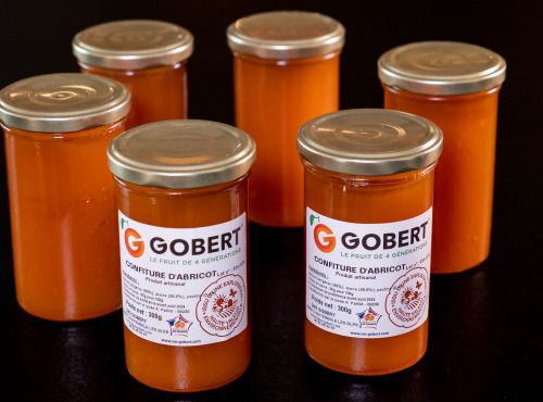 Gobert, l'abricot de 4 générations - Confiture d'abricots - 6 pots de 300g