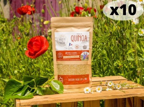 Sa Majesté la Graine - Quinoa Blanc du Berry - 10 X 240 G