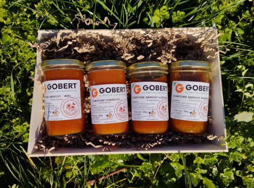 Gobert, l'abricot de 4 générations - COFFRET Cadeau - Confitures