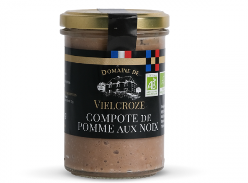 Domaine de Vielcroze - Compote De Pomme Aux Noix Bio 200 Gr