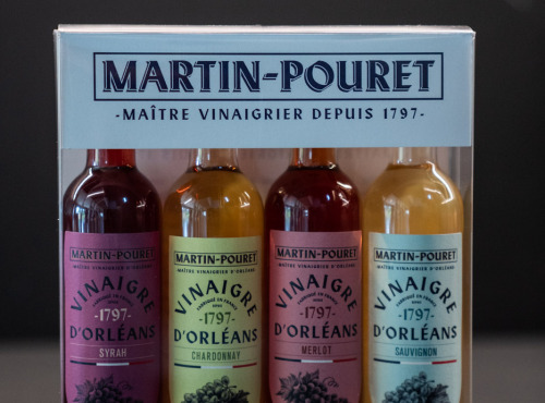 Maison Martin-Pouret - Coffret Vinaigres 4 Cépages