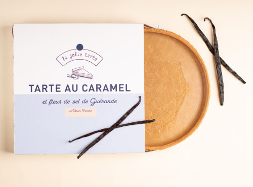 La Jolie Tarte - Tarte au caramel et rhum vanillé - 600g