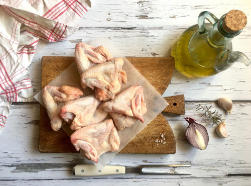 Les poulets de la Marquise - Ailes de poulet fermier bio "120 à 150 jours d'élevage" x2