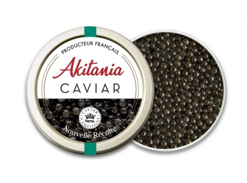 Akitania, Caviar d'Aquitaine - Caviar D'aquitaine Akitania Nouvelle Récolte 100g