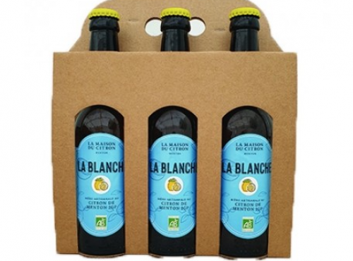 La Maison du Citron - Pack de 3 Bières Blanches au Citron de Menton