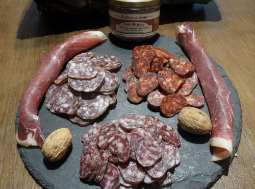 La Ferme du Pouzet - Panier Apéro : assortiment de charcuterie bio 4 personnes