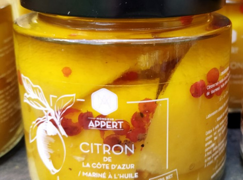 Monsieur Appert - Citrons De La Côte D'azur Confit/mariné À L'huile