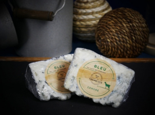 Ferme de La Tremblaye - Bleu Cendré Au Lait De Chèvre Portion 125g