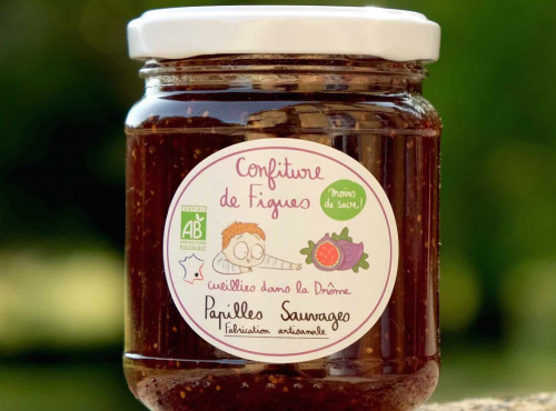 Papilles Sauvages - Confiture de Figues de la Drôme - Bio