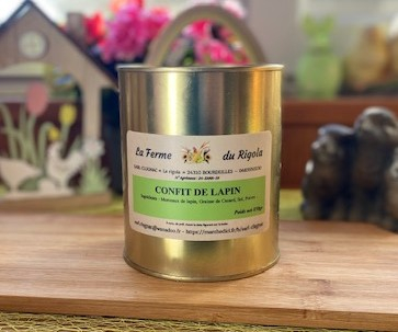 La Ferme du Rigola - CONFIT DE LAPIN 850gr