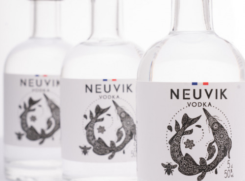 Caviar de Neuvic - Lot De 2 Mignonettes Vodka Neuvik 5cl