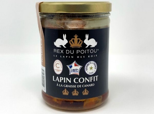 Eleveurs d'Orylag - REX DU POITOU - Confit de Lapin ( Râbles )