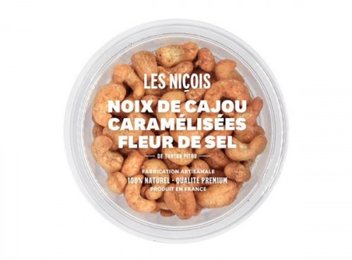 Les Niçois - Noix De Cajou Caramélisées Fleur De Sel De Tonton Pitou 110g