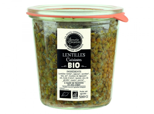 L'Armoire à Conserves - Lentilles cuisinées BIO 500g