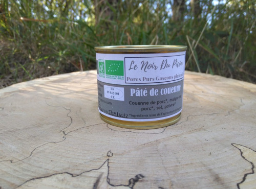 Le Noir du Picou Elodie Ribas - Pâté de Couenne de Porc Gascon Bio