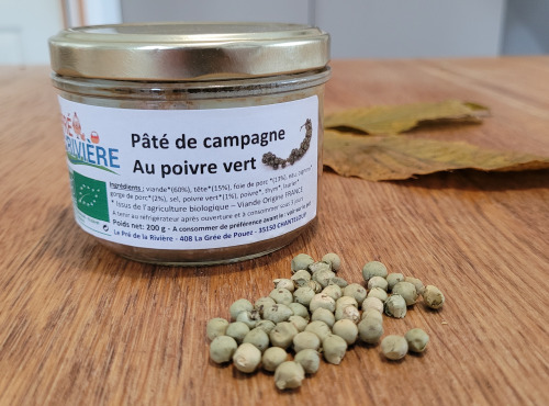 Le Pré de la Rivière - Pâté de Campagne au poivre vert