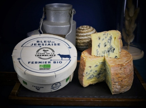 Ferme de La Tremblaye - Bleu de Jersiaise Fermier Bio  800g