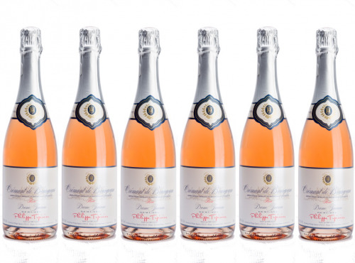 Domaine Tupinier Philippe - 6 Bouteilles De Crémant De Bourgogne Rosé