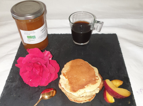 La Ferme du Montet - Confiture Extra de nectarine safran BIO - 220 g