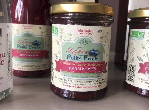 La Ferme des petits fruits - Confiture framboises BIO