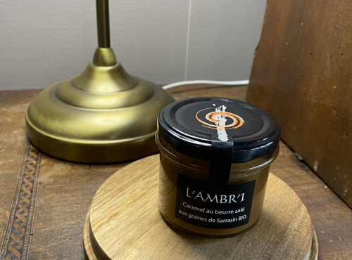 L'AMBR'1 Caramels et Gourmandises - Crème de Caramel au Sarrasin - Pot de 130g