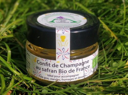 Safran des Volcans - Confit de Champagne au Safran Bio 40g